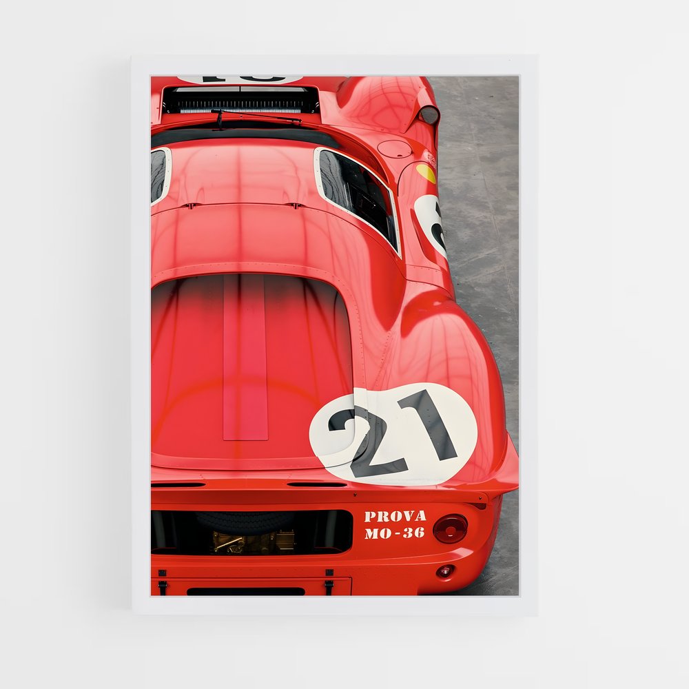 Poster Explosion Votre – affiche Ferrari (vue 3)